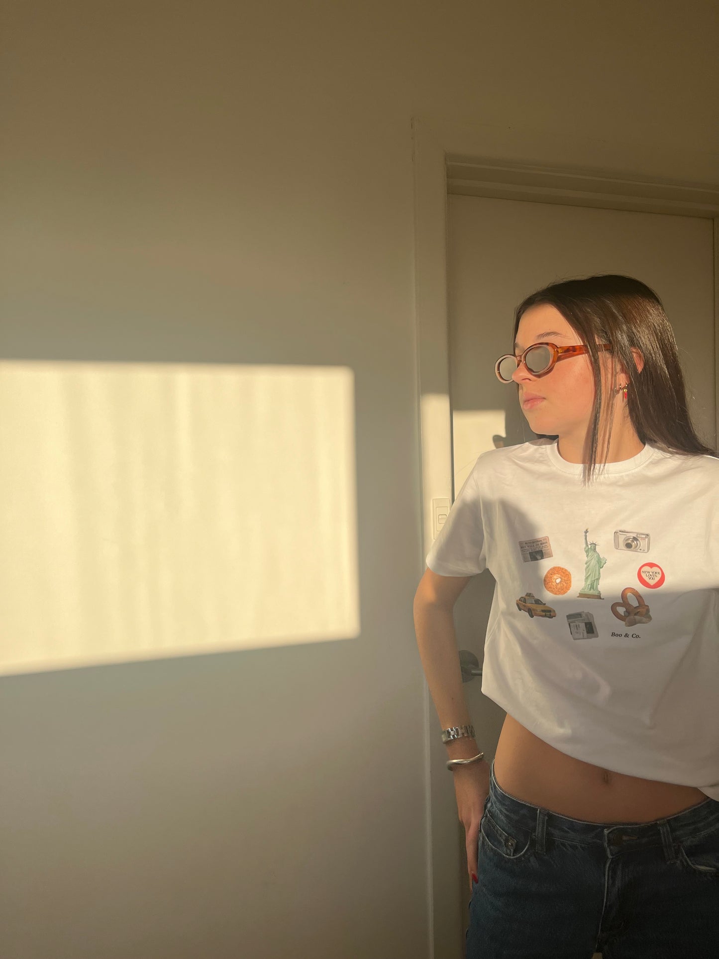 New York Scrapbook Premium Baby Tee