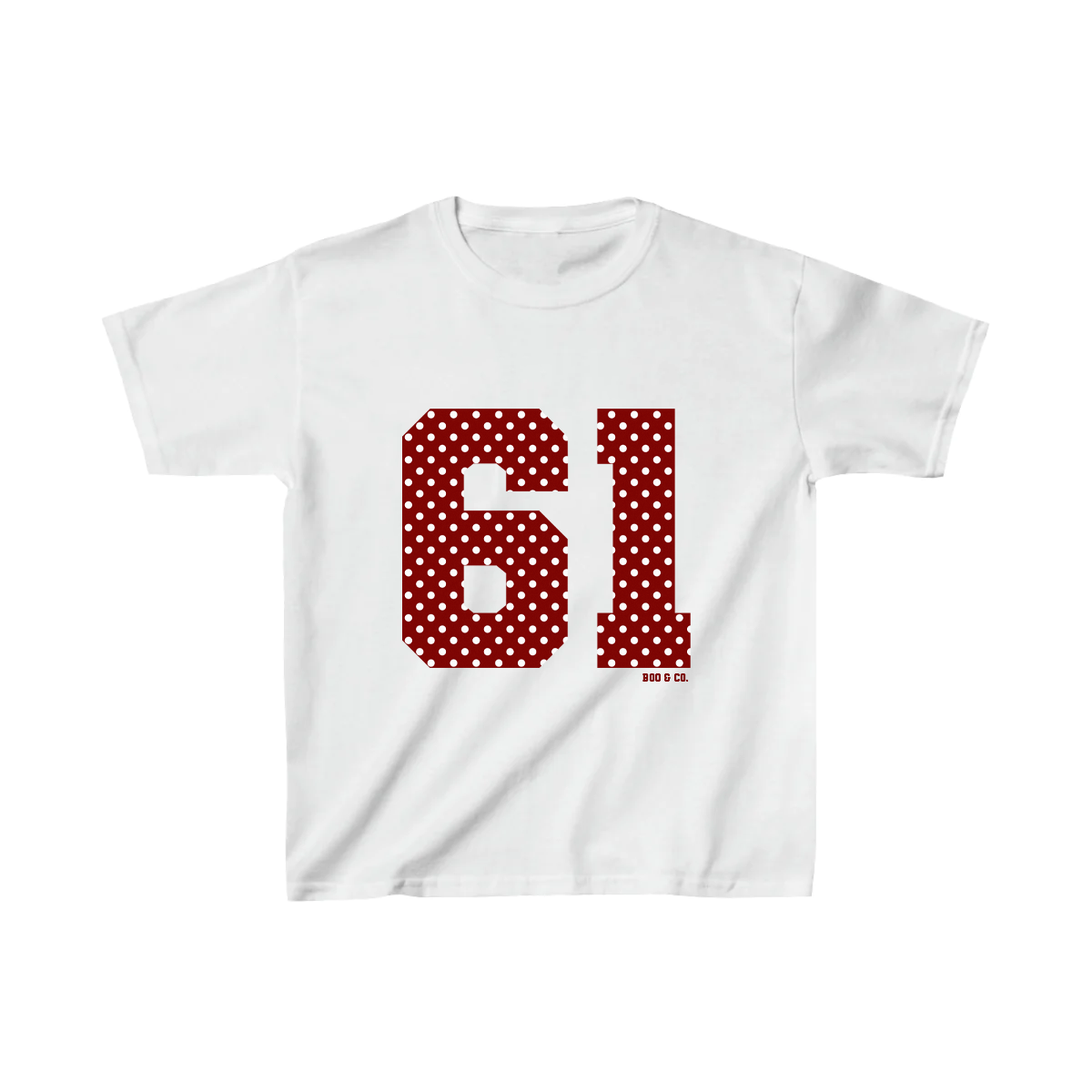 Polka Dot Varsity Baby Tee