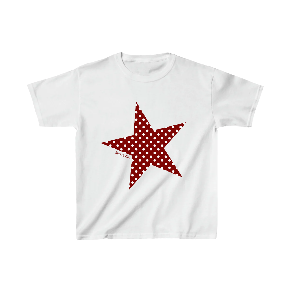 Polka Dot Star Baby Tee
