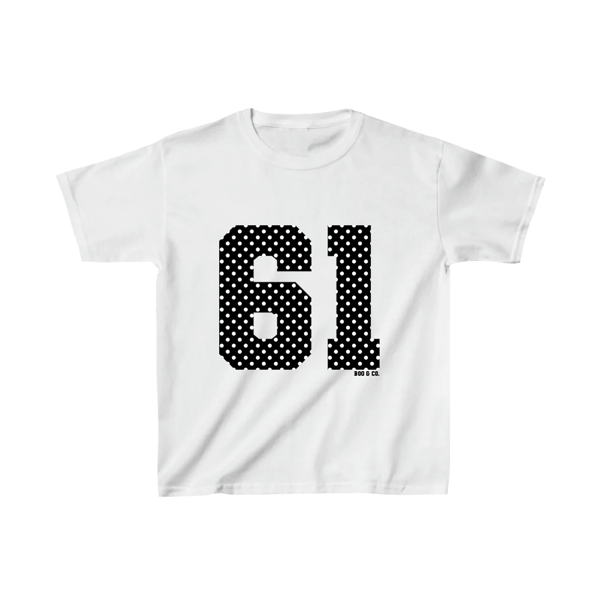 Polka Dot Varsity Baby Tee