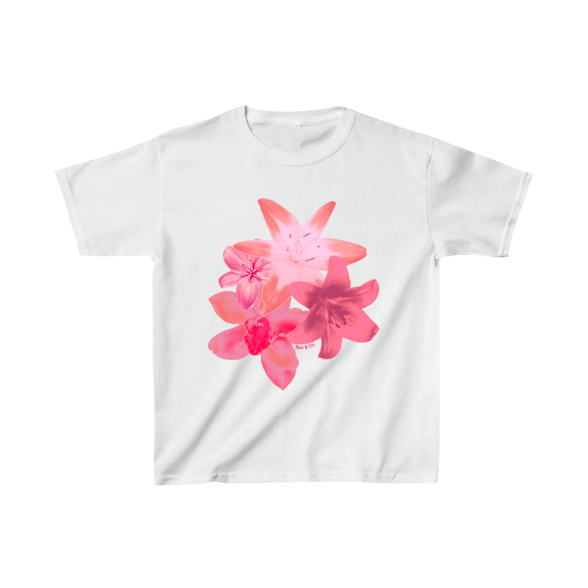 Pink Bouquet Premium Baby Tee