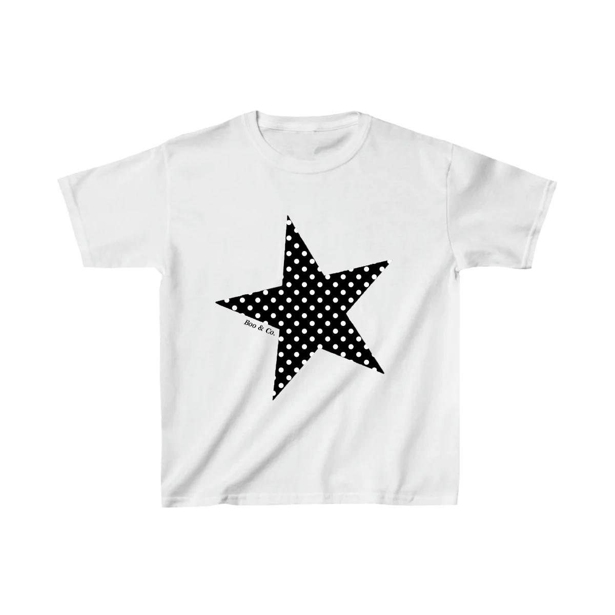 Polka Dot Star Baby Tee