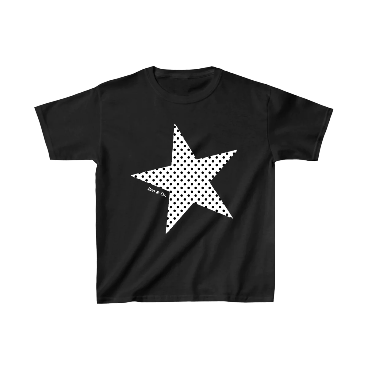 Polka Dot Star Baby Tee