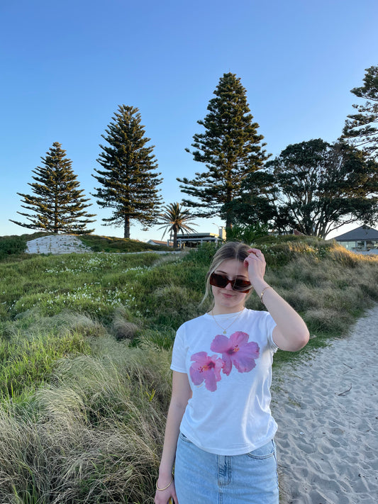 Hibiscus Baby Tee