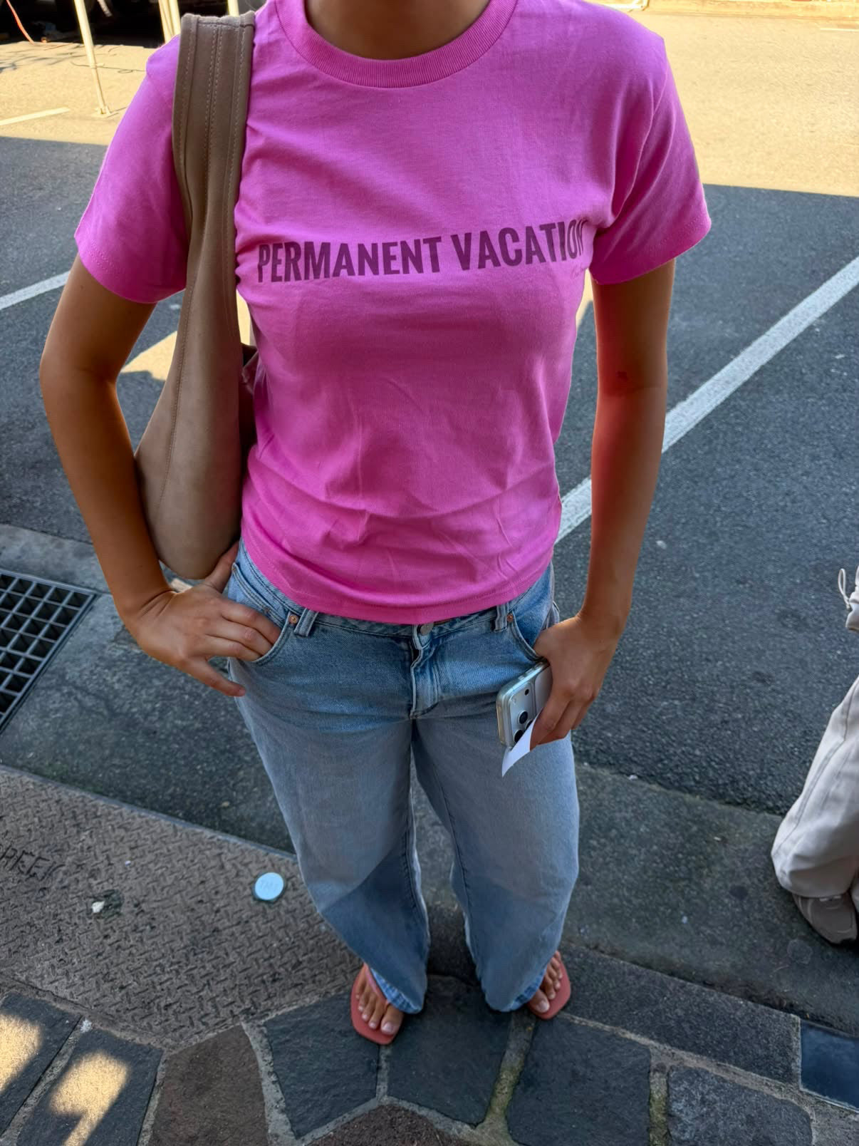 PERMANENT VACATION Baby Tee