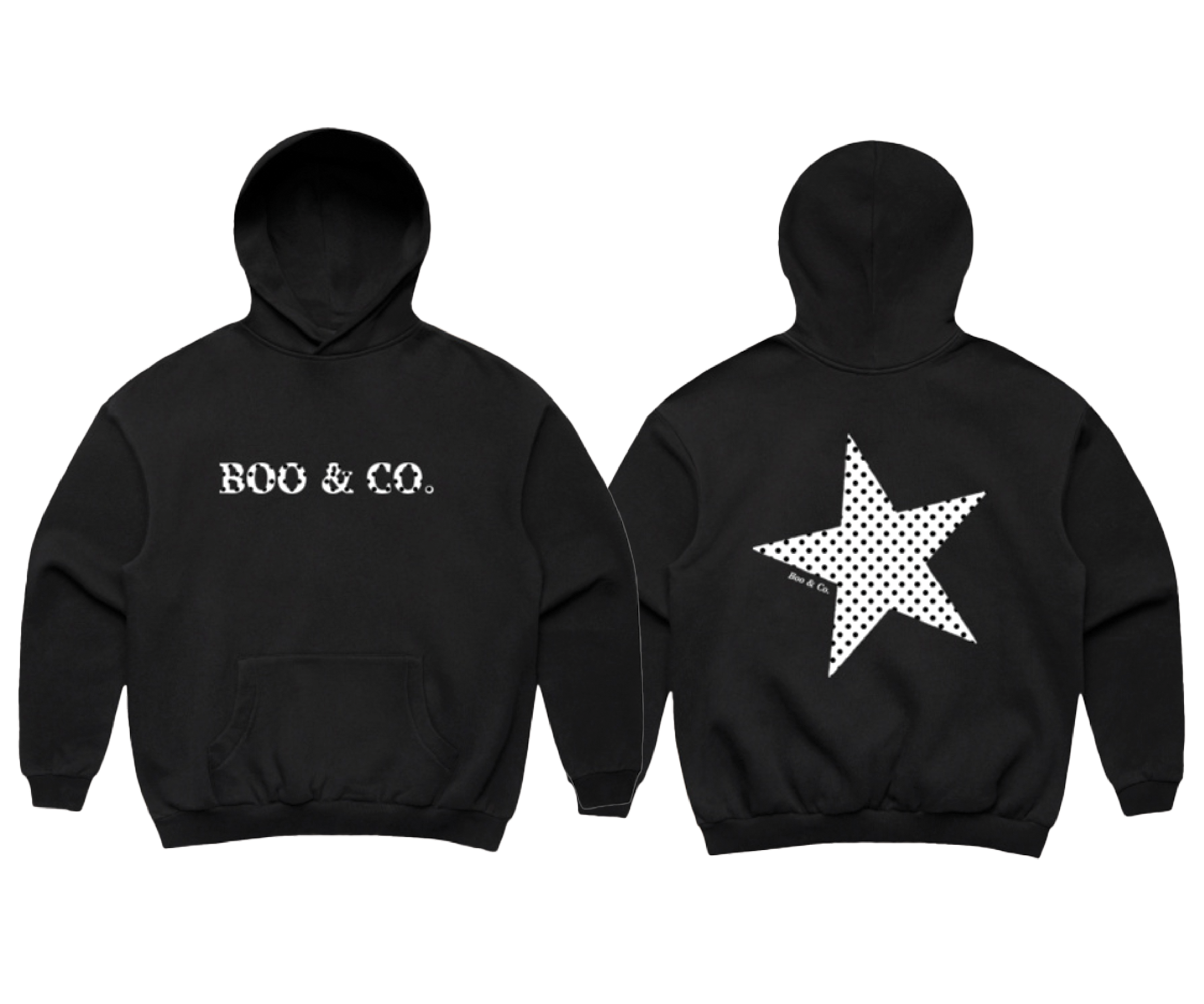 Polka Dot All Star Relaxed Hoodie