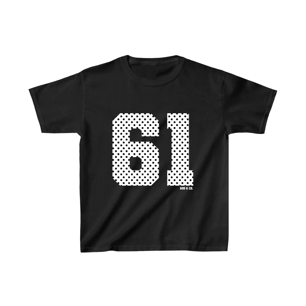 Polka Dot Varsity Baby Tee