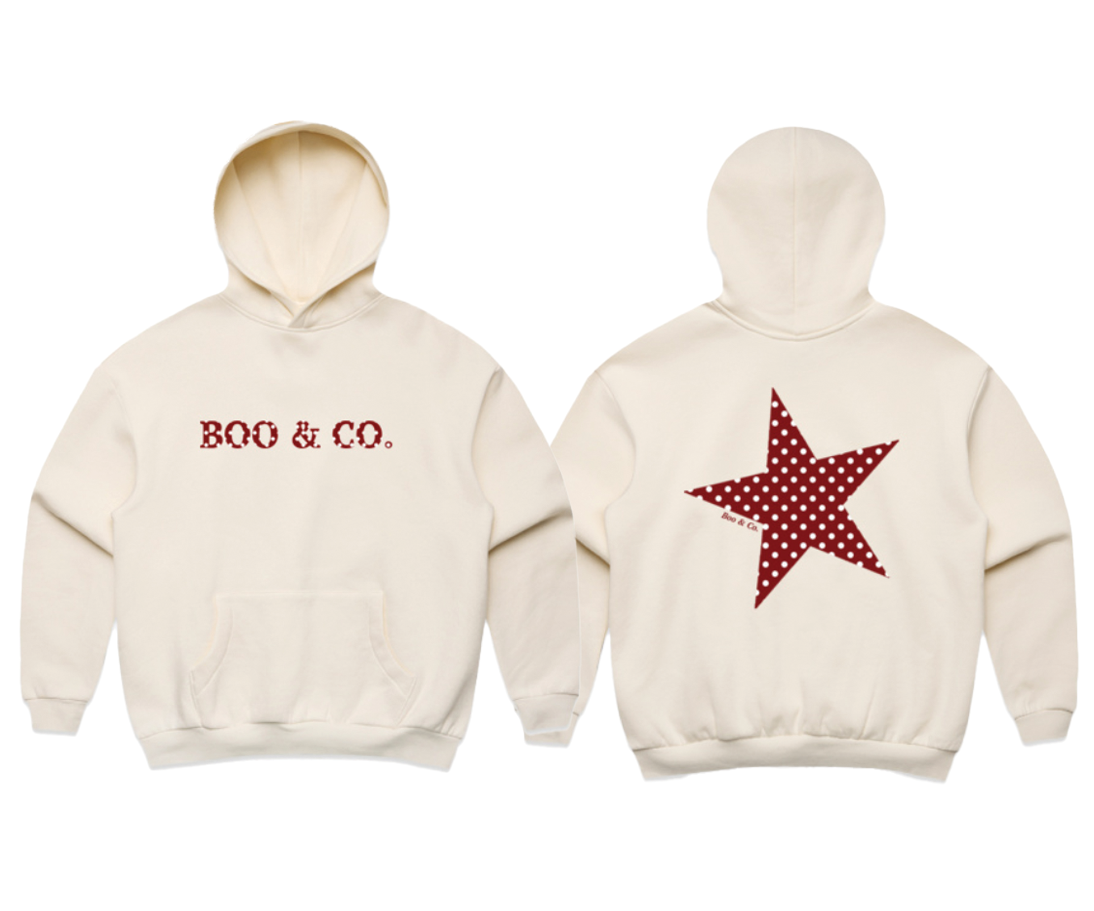 Polka Dot All Star Relaxed Hoodie