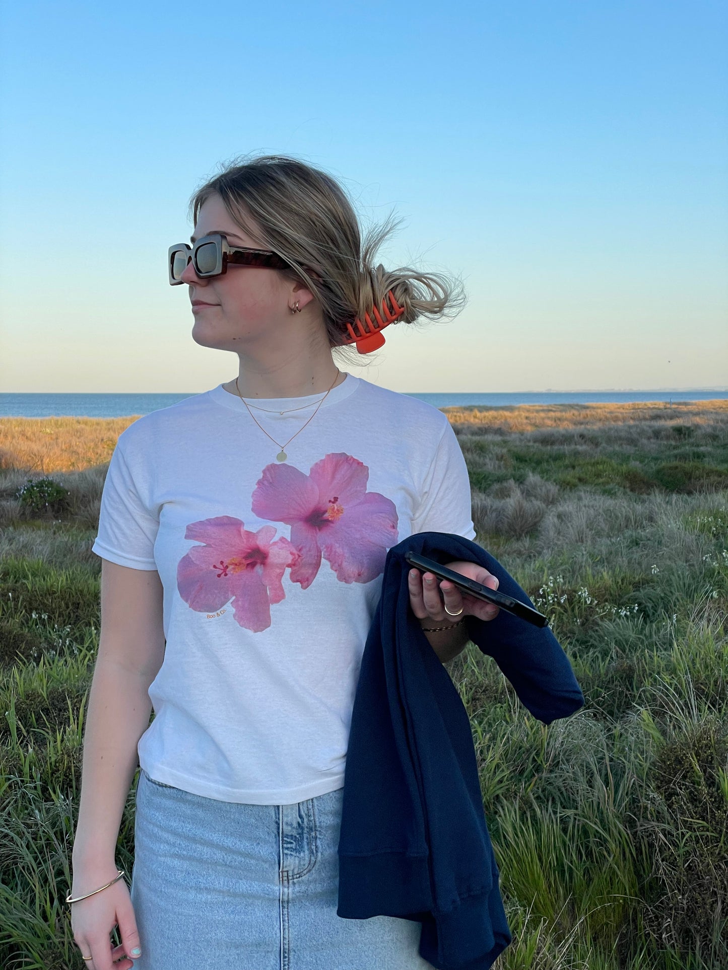 Hibiscus Baby Tee