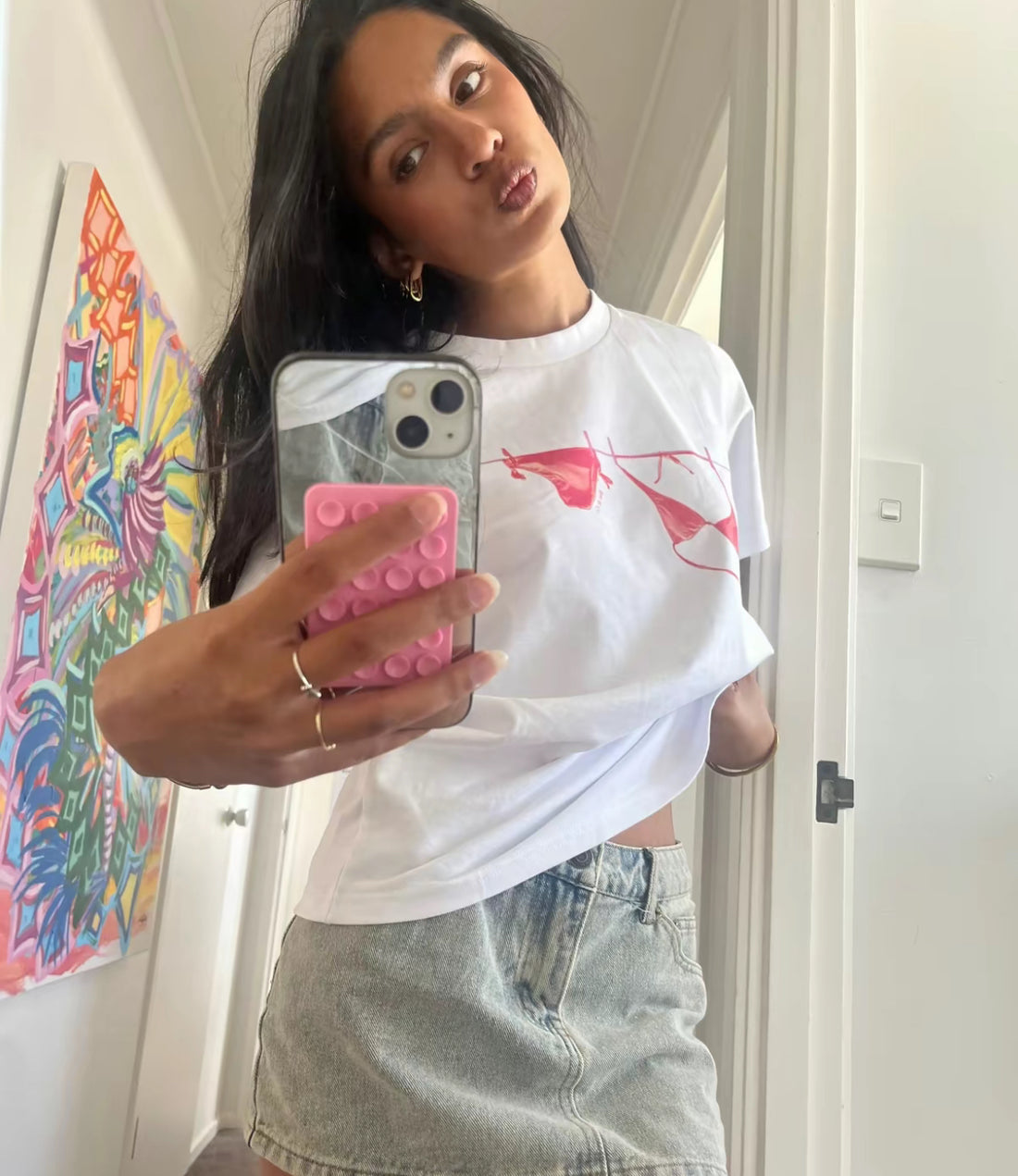 Tan Lines Baggy Tee – Boo & Co.