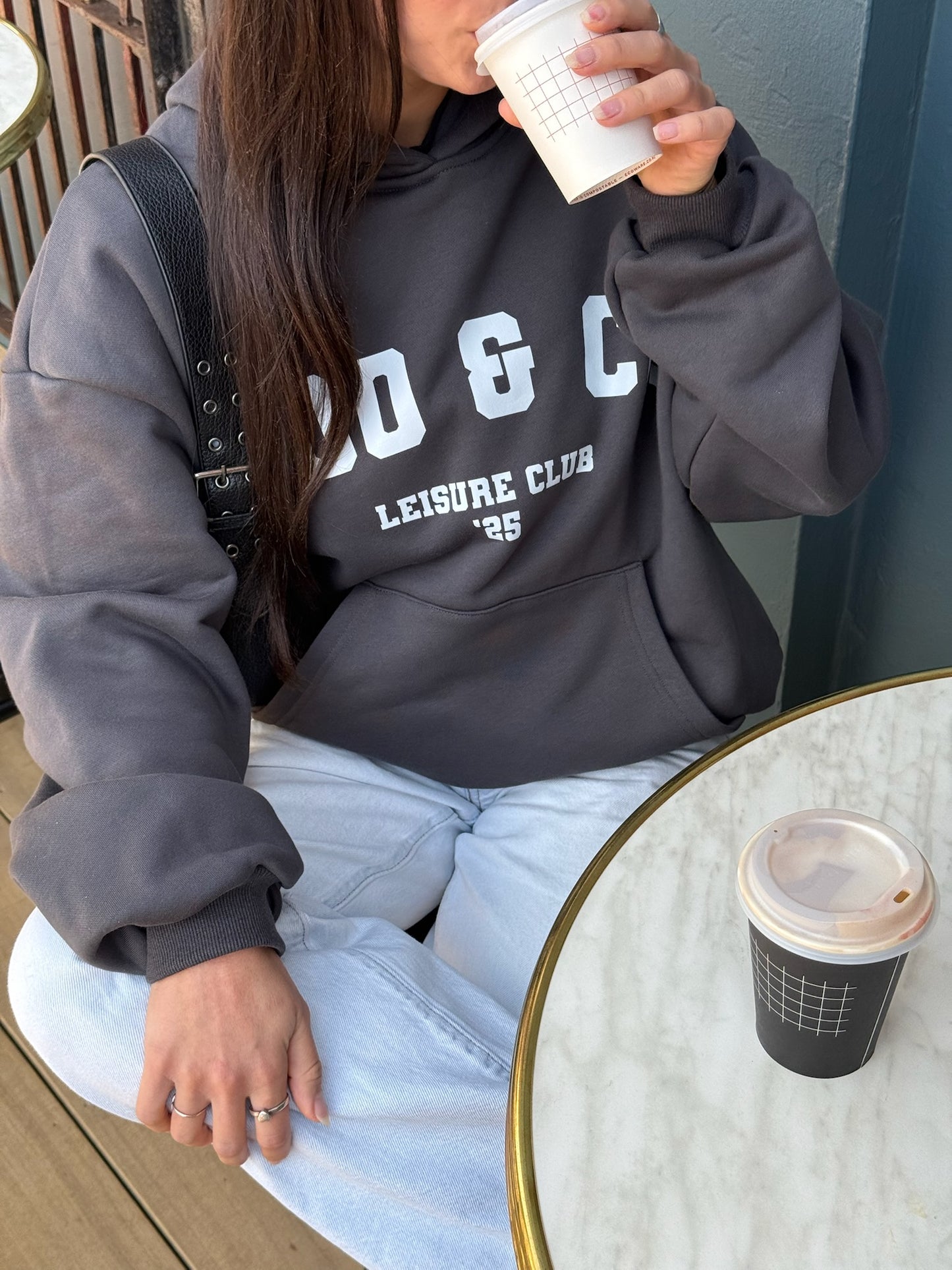 Collegiate Hoodie - Charcoal