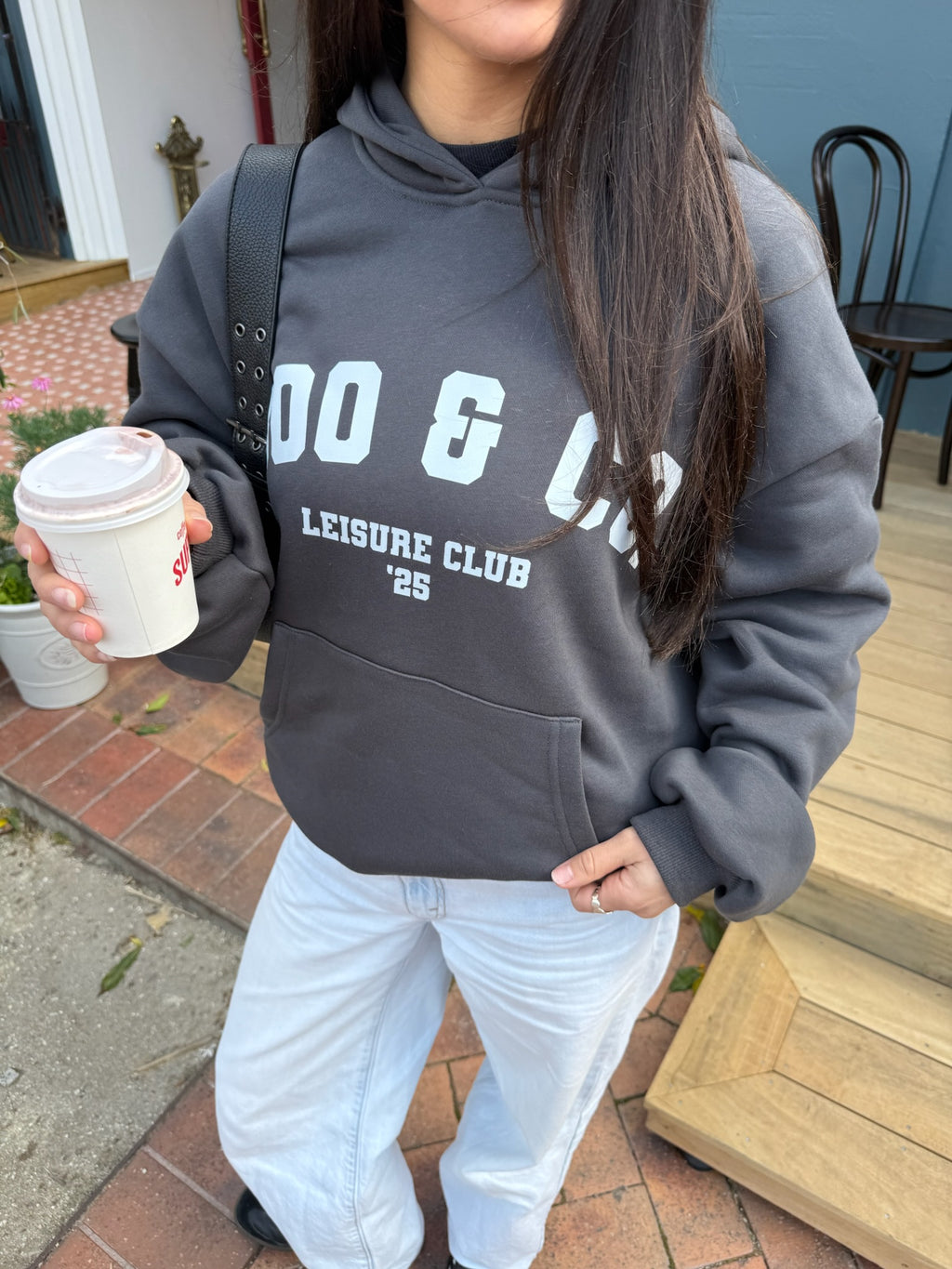 Collegiate Hoodie - Charcoal