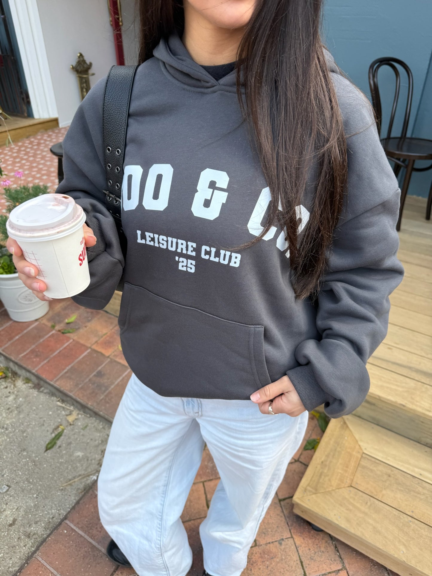 Collegiate Hoodie - Charcoal