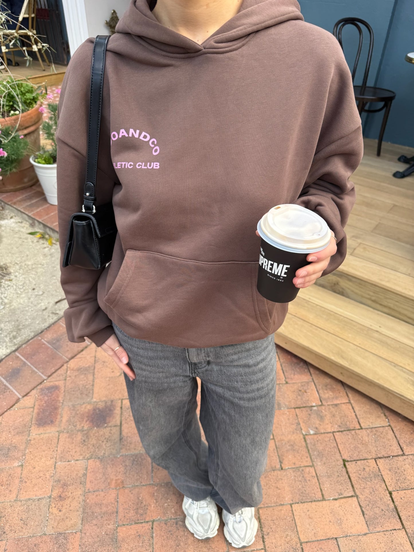Athletic Club Hoodie - Chocolate