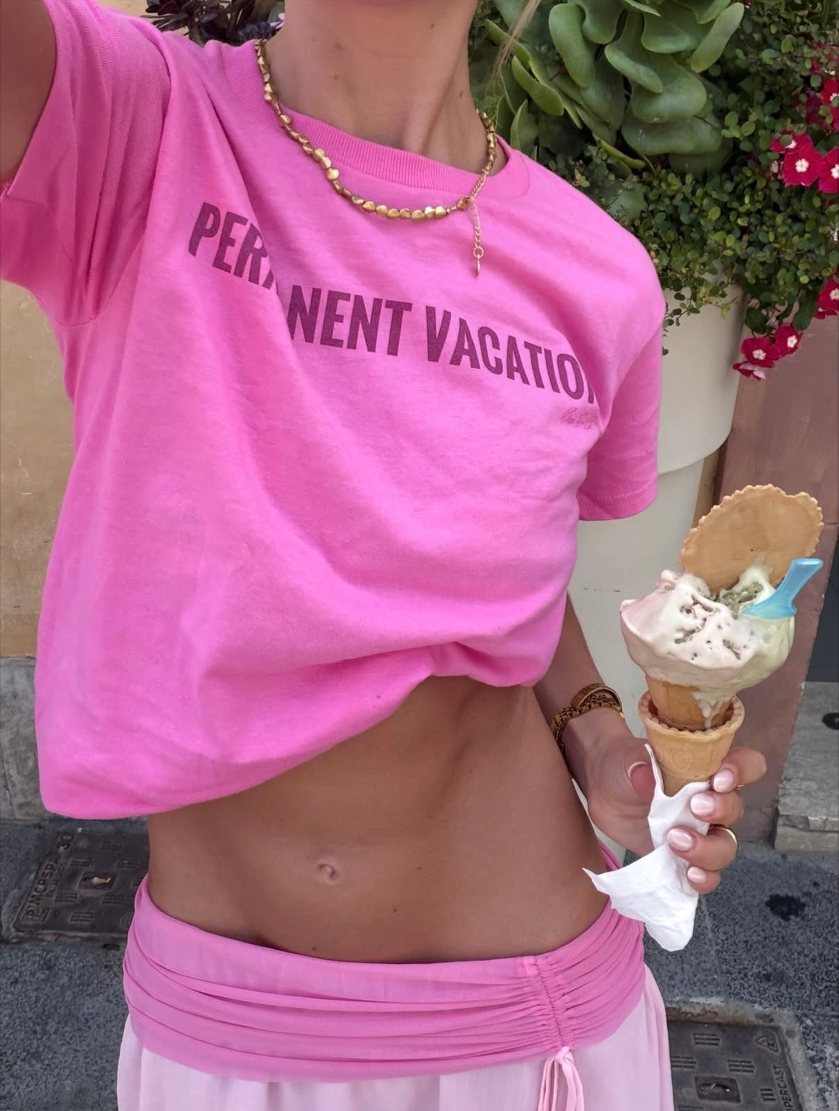 PERMANENT VACATION Baby Tee