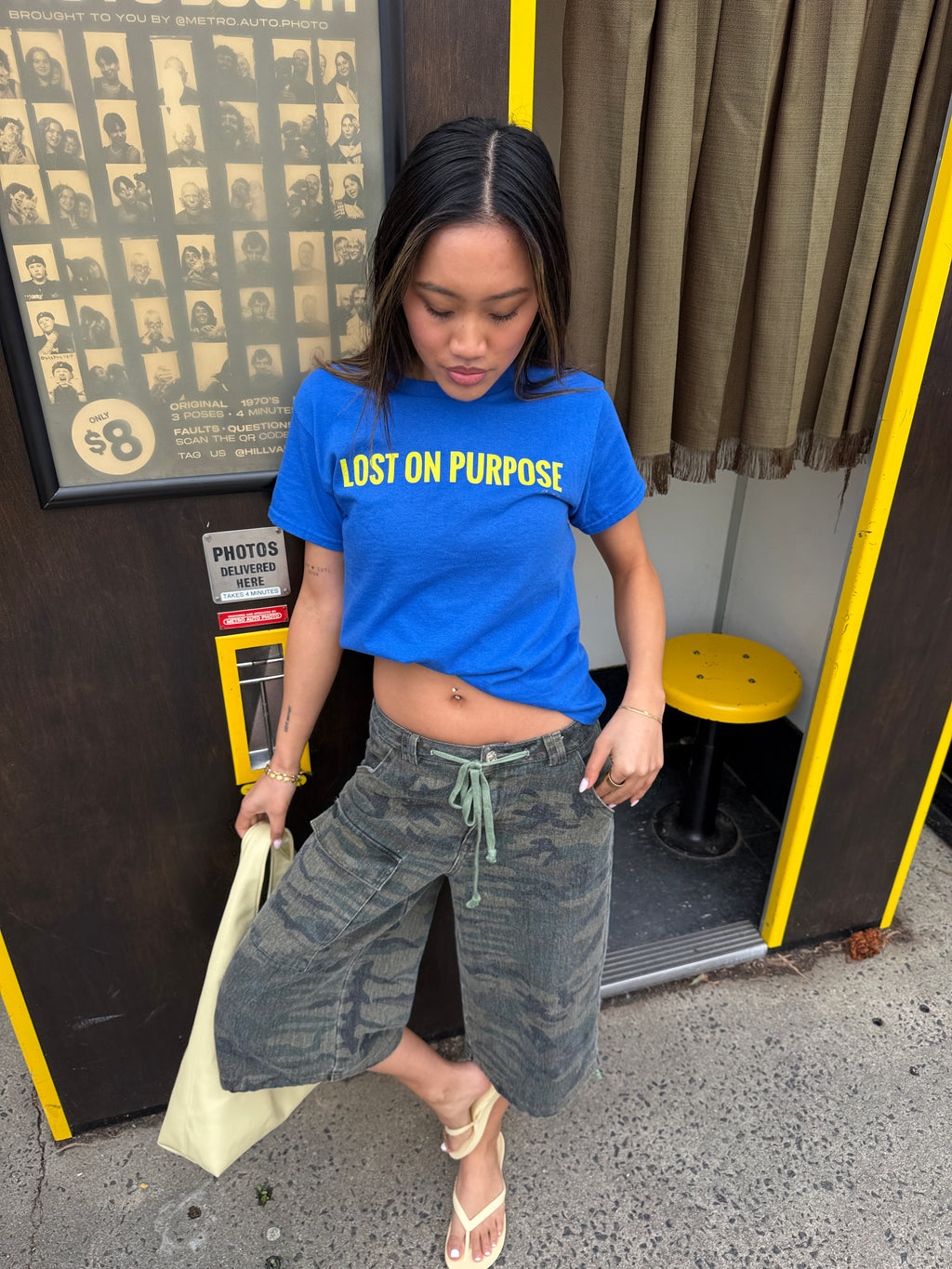 LOST ON PURPOSE Baby Tee
