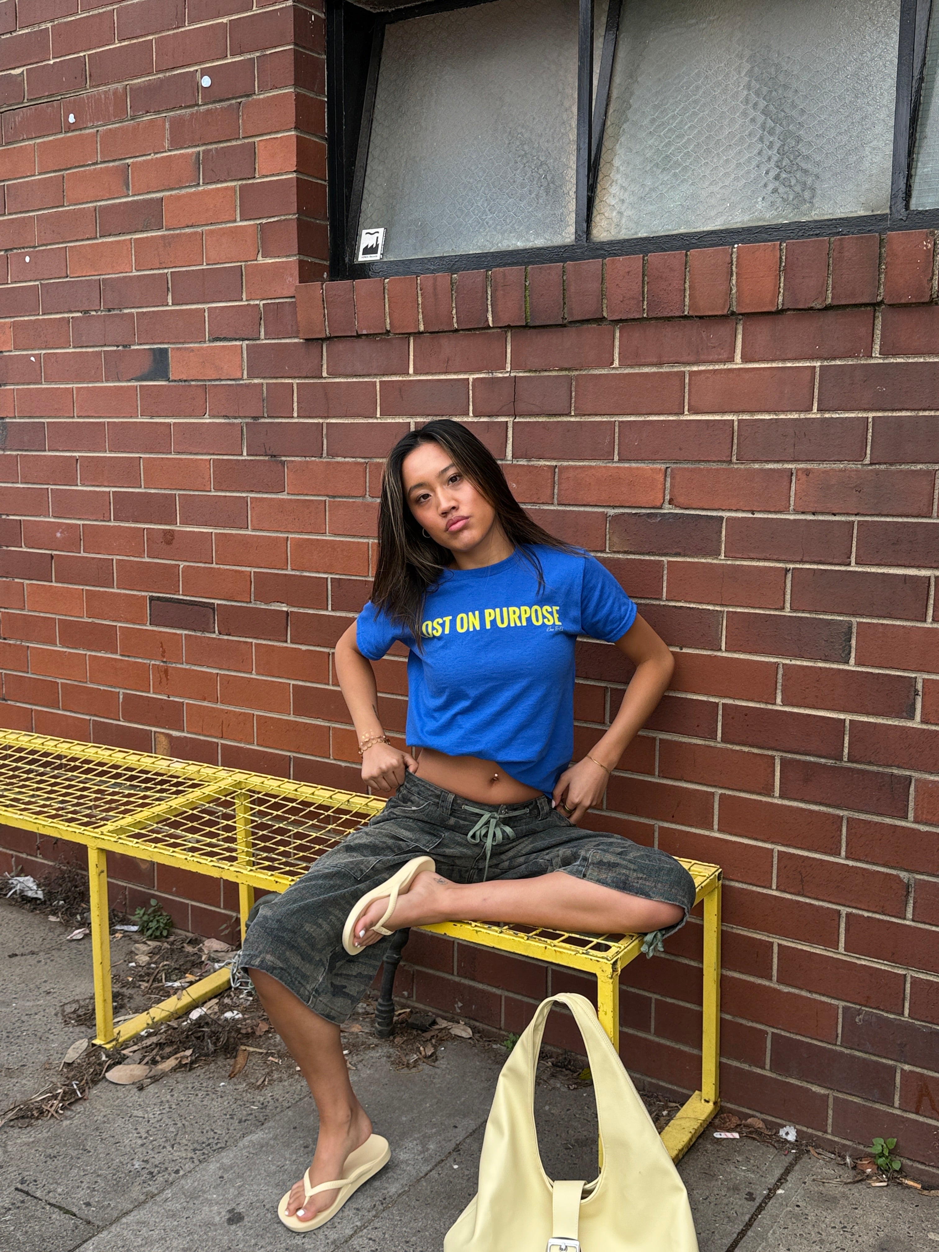 LOST ON PURPOSE Baby Tee