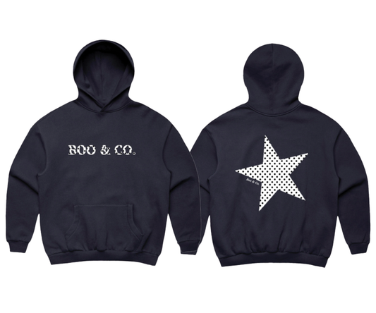 Polka Dot All Star Relaxed Hoodie