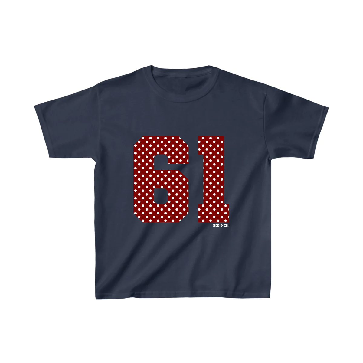 Polka Dot Varsity Premium Baby Tee