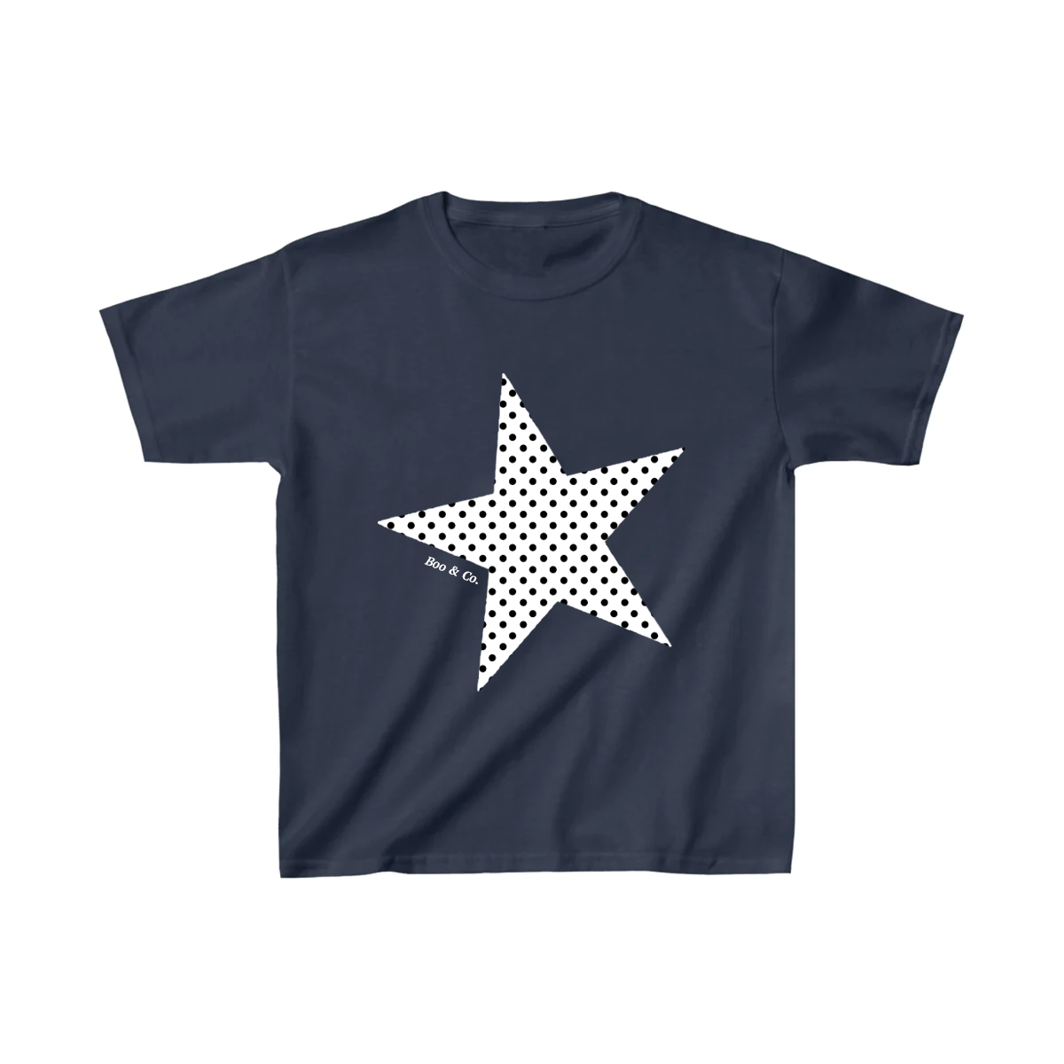 Polka Dot Star Baby Tee