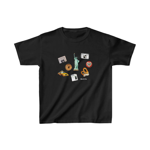 New York Scrapbook Baby Tee