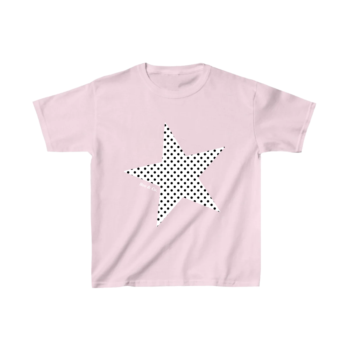 Polka Dot Star Baby Tee