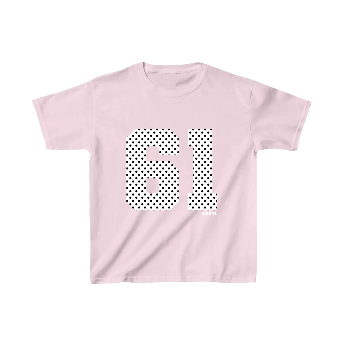 Polka Dot Varsity Baby Tee